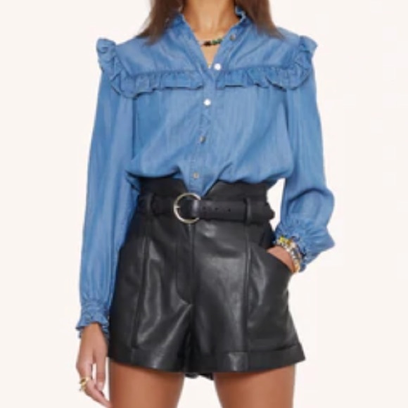 Rebecca Minkoff Leather Shorts 